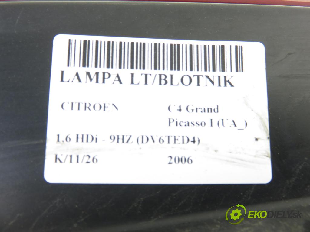 CITROEN C4 Grand Picasso I (UA_) MINIVAN 2006 80,00 1.6 HDi - 9HZ (DV6TED4) 1560,00 Svetlo ľavé zadné 00946601