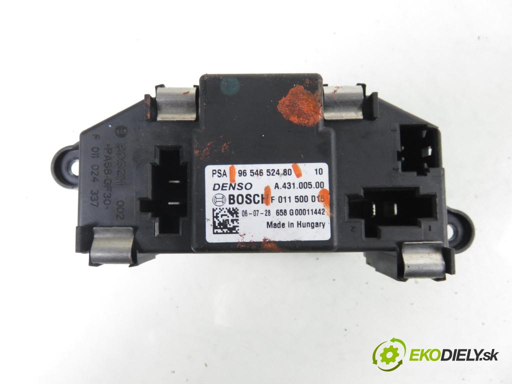 CITROEN C4 Grand Picasso I (UA_) MINIVAN 2006 80,00 1.6 HDi - 9HZ (DV6TED4) 1560,00 rezistor / reostat kúrenia F011500015 ; 9654652480