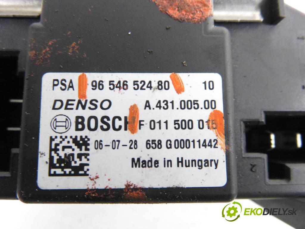 CITROEN C4 Grand Picasso I (UA_) MINIVAN 2006 80,00 1.6 HDi - 9HZ (DV6TED4) 1560,00 rezistor / reostat kúrenia F011500015 ; 9654652480