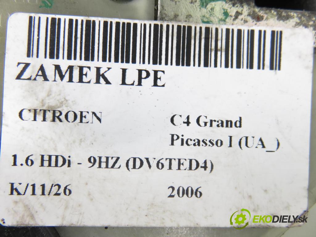 CITROEN C4 Grand Picasso I (UA_) MINIVAN 2006 80,00 1.6 HDi - 9HZ (DV6TED4) 1560,00 zámok 24087816
