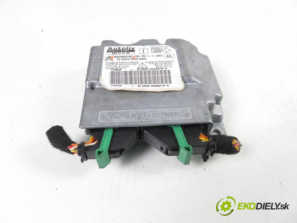 CITROEN C4 Grand Picasso I (UA_) MINIVAN 2006 80,00 1.6 HDi - 9HZ (DV6TED4) 1560,00 MODUL air BAG 9655968780