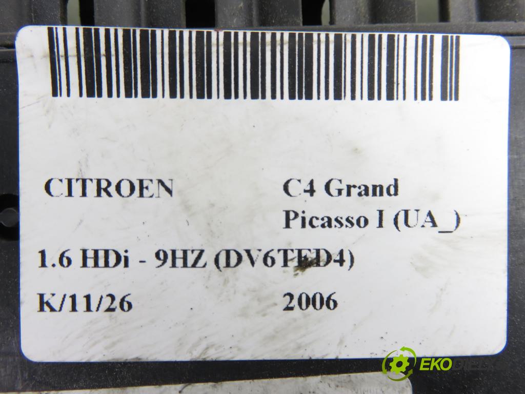 CITROEN C4 Grand Picasso I (UA_) MINIVAN 2006 80,00 1.6 HDi - 9HZ (DV6TED4) 1560,00 skříňka POJISTKY: na AKUMULATOR: