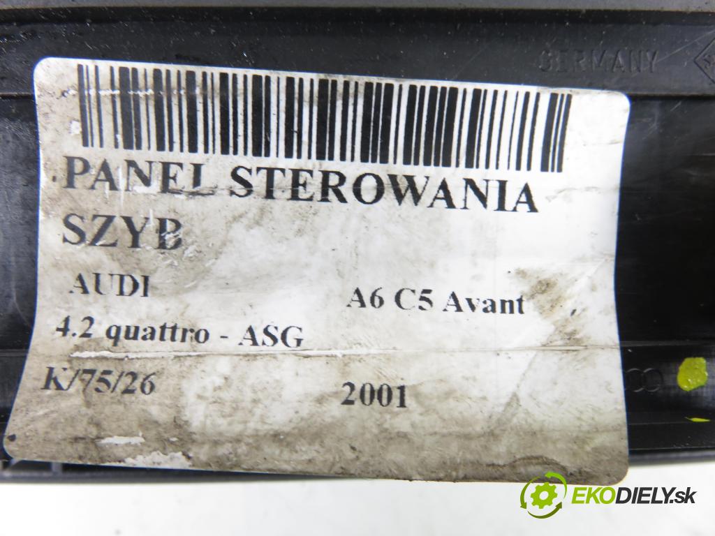 AUDI A6 Avant (4B5, C5) KOMBI 2001 220,00 4.2 quattro - ASG 4172,00 Panel ovládania okien 4B0959851
