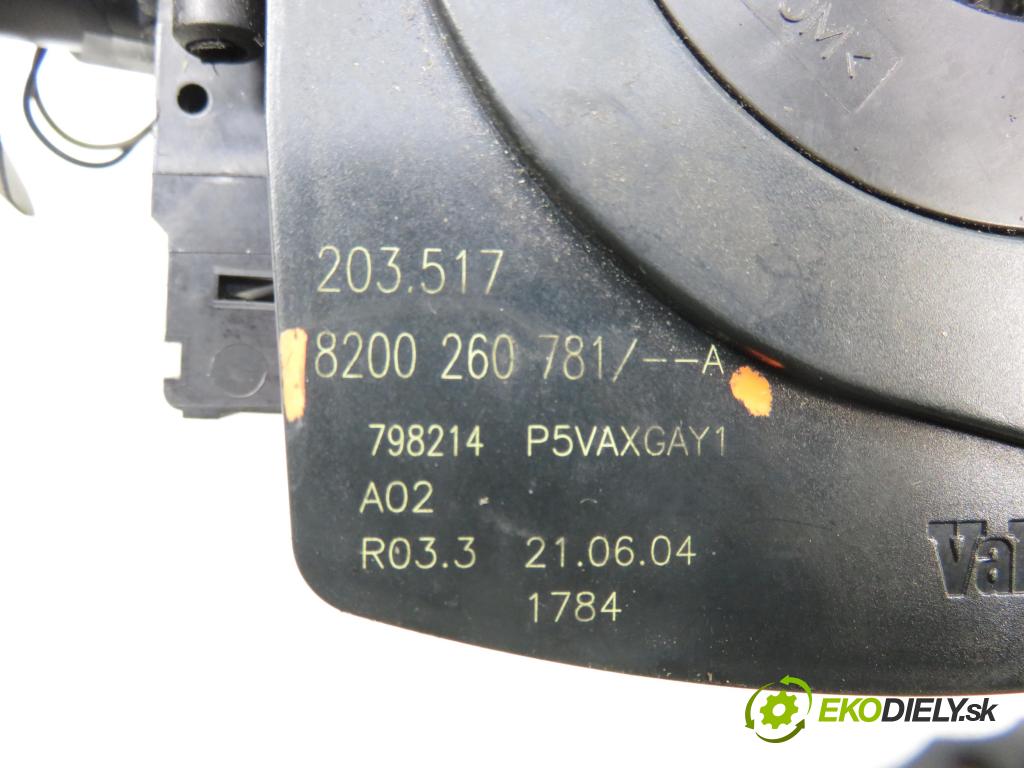 RENAULT ESPACE IV (JK0/1_) MINIVAN 2004 85,00 1.9 dCi 116 - F9Q 820 1870,00 páčka/prepínač 8200260781A ; 8200012243