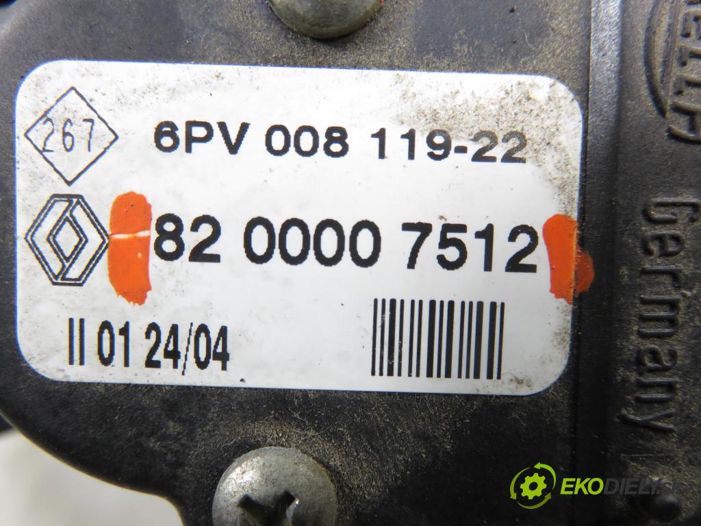 RENAULT ESPACE IV (JK0/1_) MINIVAN 2004 85,00 1.9 dCi 116 - F9Q 820 1870,00 Potenciometer plynu 8200007512 (Potenciometer plynového pedálu)