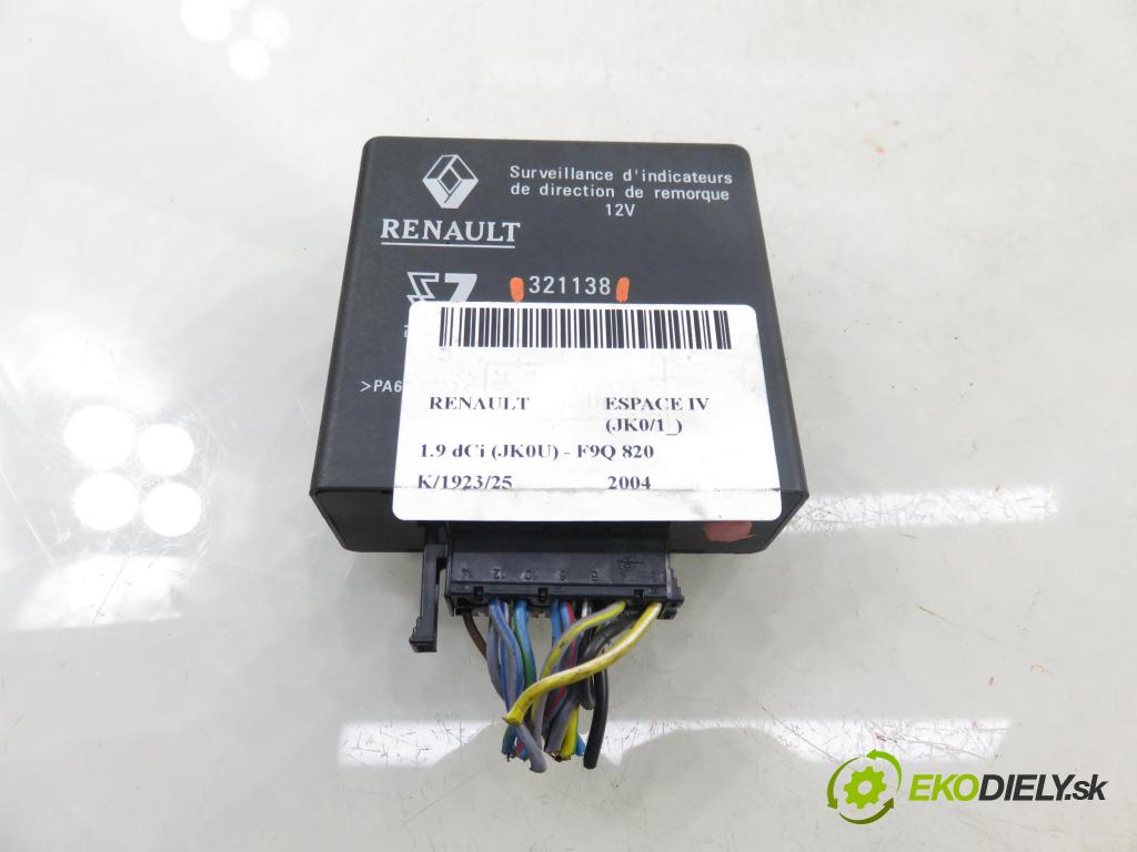 RENAULT ESPACE IV (JK0/1_) MINIVAN 2004 85,00 1.9 dCi 116 - F9Q 820 1870,00 Riadiaca jednotka ťažného oka 321138