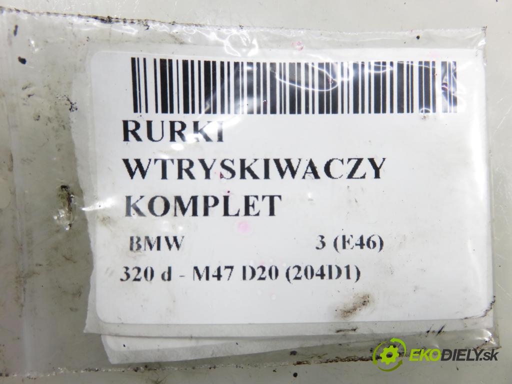 BMW 3 (E46) SEDAN 2000 100,00 320 d 136 - M47 D20 (204D1) 1951,00 rúrky VSTREKOVAČE: