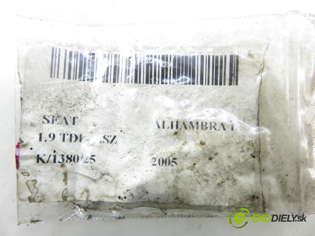 SEAT ALHAMBRA (7V8, 7V9) VAN 2005 96,00 1.9 TDI - ASZ 1896,00 Vstrekovač 038130073BA ; 0414720216 (Vstrekovač paliva)