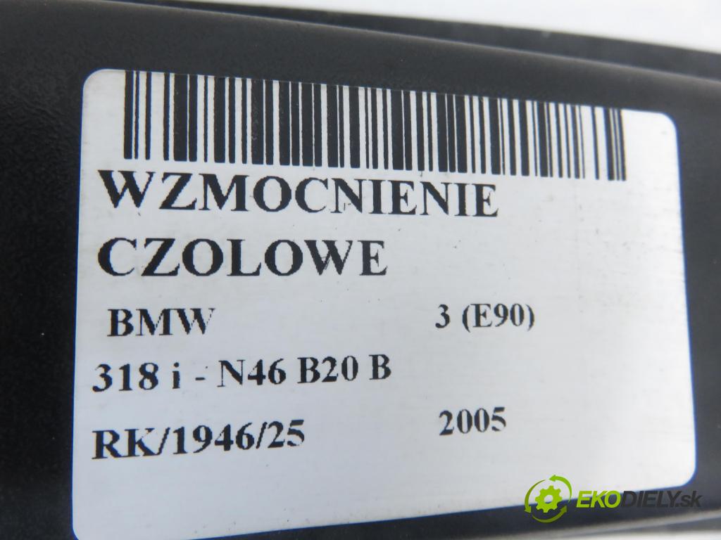 BMW 3 (E90) SEDAN 2005 95,00 318 i 129 - N46 B20 B 1995,00 Výstuha čelné 7146645