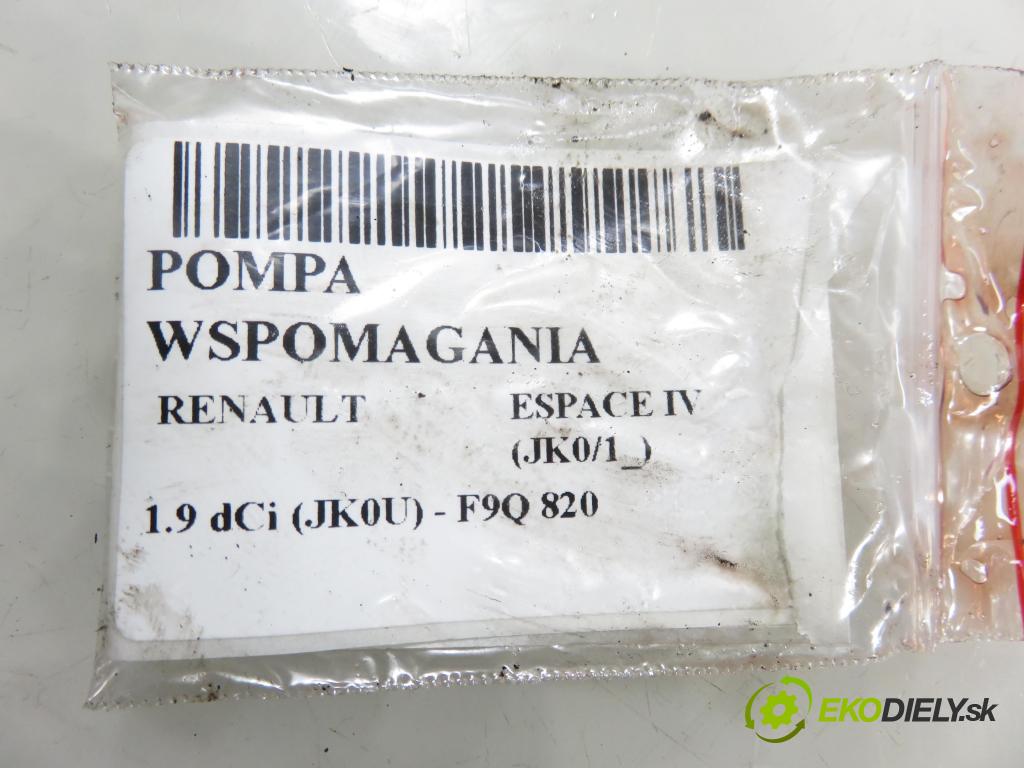 RENAULT ESPACE IV (JK0/1_) MINIVAN 2004 85,00 1.9 dCi 116 - F9Q 820 1870,00 pumpa servočerpadlo 7700426719 ; 26081479 (Servočerpadlo)
