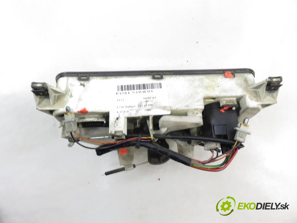 FIAT DOBLO nadwozie wielkoprzestrzenne (MPV) (119_, 223_) KOMBIVAN 2006 62,00 1.3 D Multijet - 223 A9.000 1248,00 Panel kúrenia KLIMATIZACE: