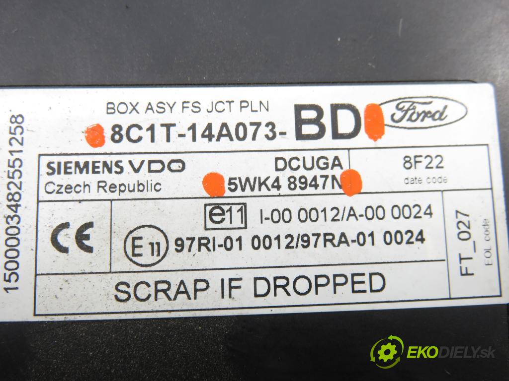 FORD TRANSIT Furgon (FA_ _) FURGON 2012 92,00 2.2 TDCi - CYFB 2198,00 MODUL BSI 8C1T14A073BD ; 5WK48947N