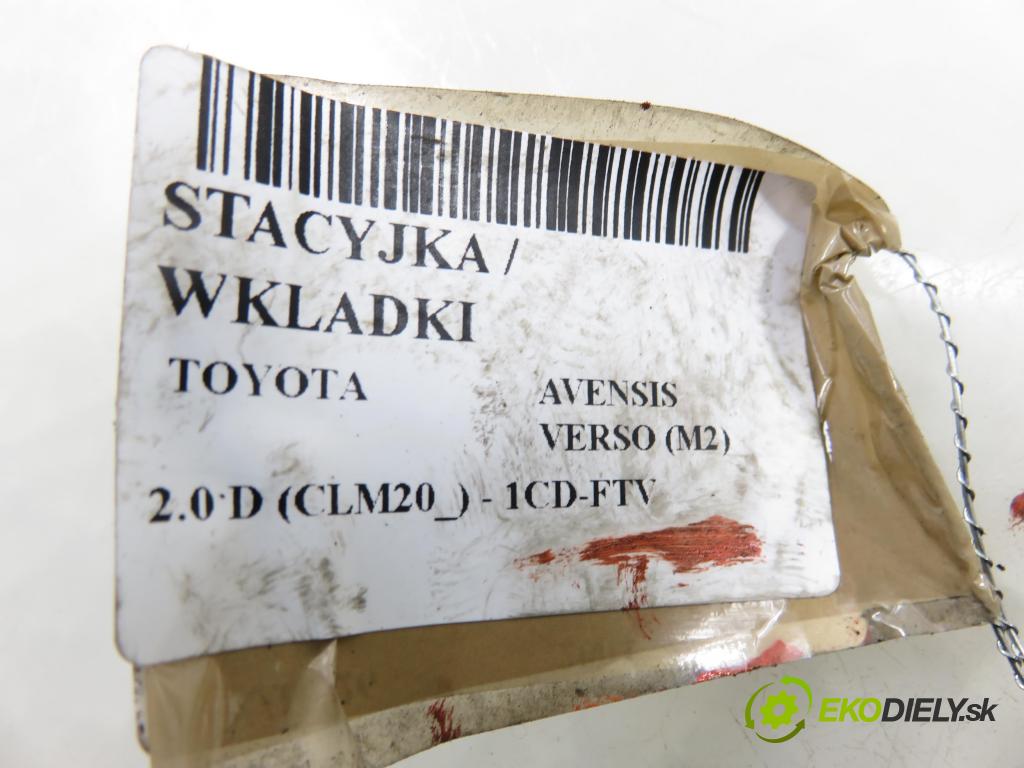 TOYOTA AVENSIS VERSO (_M2_) MINIVAN 2004 85,00 2.0 D (CLM20_) - 1CD-FTV 1995,00 spinačka / zámky 45020287