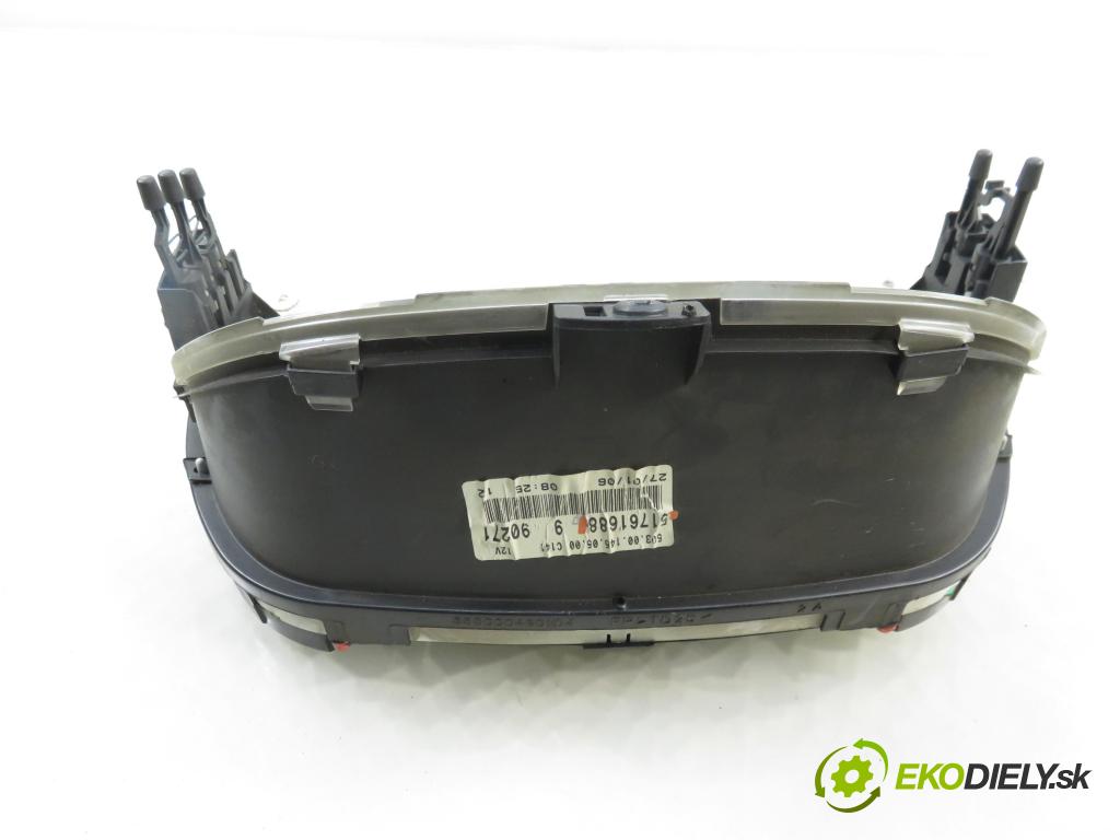 FIAT DOBLO nadwozie wielkoprzestrzenne (MPV) (119_, 223_) KOMBIVAN 2006 62,00 1.3 D Multijet - 223 A9.000 1248,00 Prístrojovka elektrický 51761688