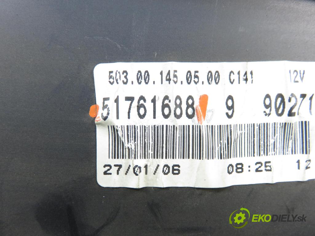 FIAT DOBLO nadwozie wielkoprzestrzenne (MPV) (119_, 223_) KOMBIVAN 2006 62,00 1.3 D Multijet - 223 A9.000 1248,00 Prístrojovka elektrický 51761688