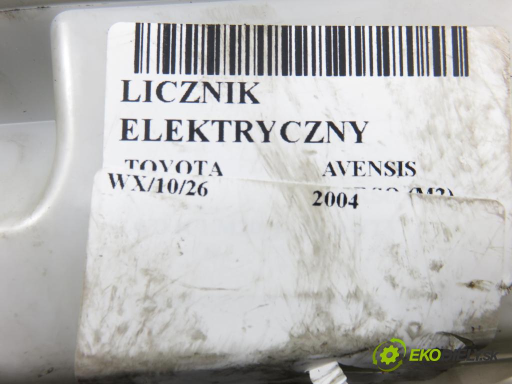 TOYOTA AVENSIS VERSO (_M2_) MINIVAN 2004 85,00 2.0 D (CLM20_) - 1CD-FTV 1995,00 Prístrojovka elektrický 8380044A50 ; 2574204160