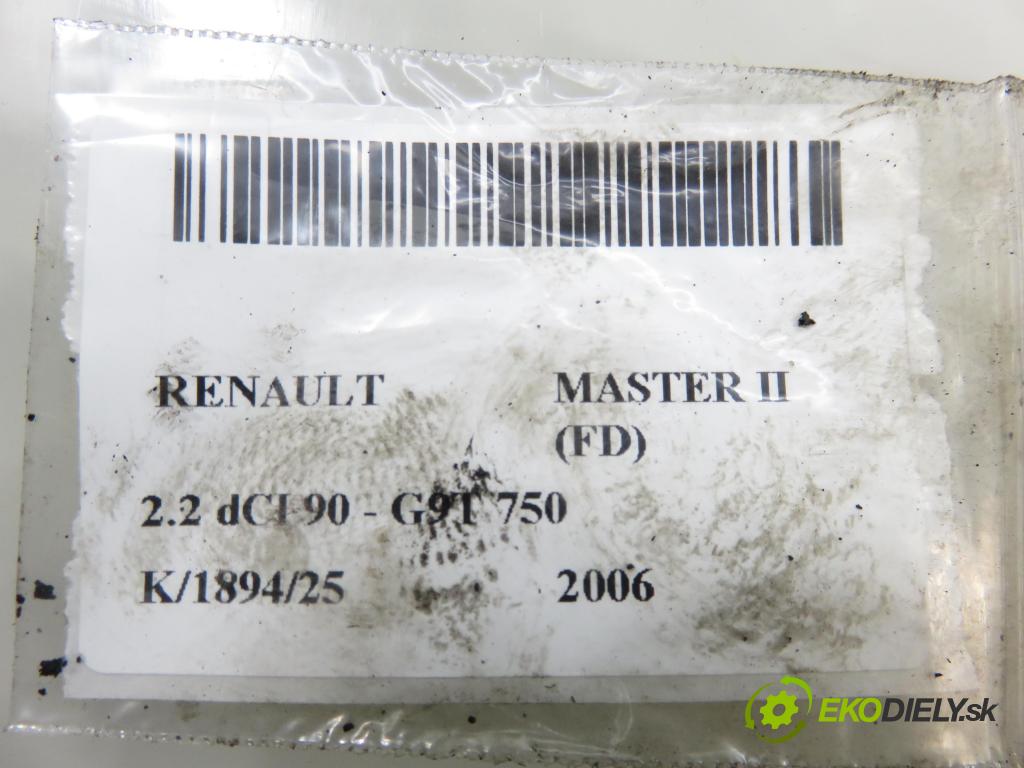 RENAULT MASTER II Skrzynia (FD) FURGON 2006 66,00 2.2 dCI 90 - G9T 750 2188,00 Lamela kotúč brzdová predný