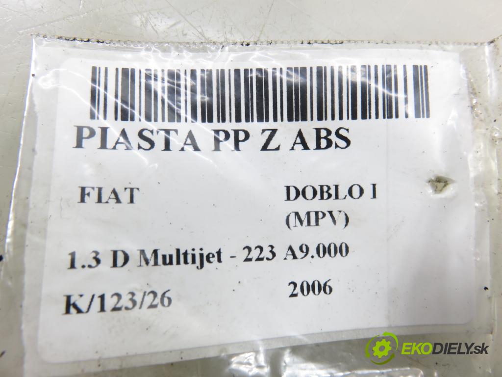 FIAT DOBLO nadwozie wielkoprzestrzenne (MPV) (119_, 223_) KOMBIVAN 2006 62,00 1.3 D Multijet - 223 A9.000 1248,00 náboj PP ABS