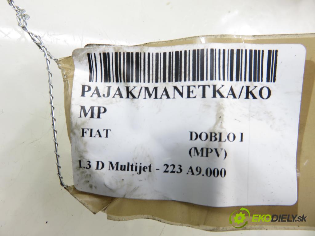 FIAT DOBLO nadwozie wielkoprzestrzenne (MPV) (119_, 223_) KOMBIVAN 2006 62,00 1.3 D Multijet - 223 A9.000 1248,00 páčka/prepínač 735292038