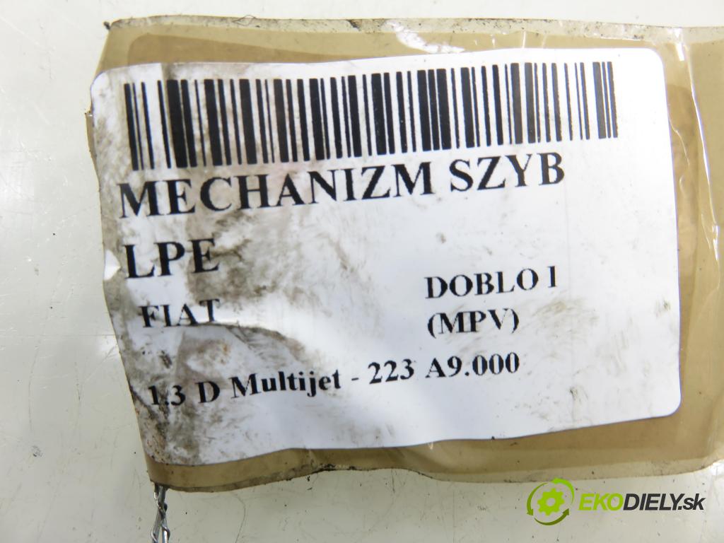 FIAT DOBLO nadwozie wielkoprzestrzenne (MPV) (119_, 223_) KOMBIVAN 2006 62,00 1.3 D Multijet - 223 A9.000 1248,00 Mechanizmus okien 0479000