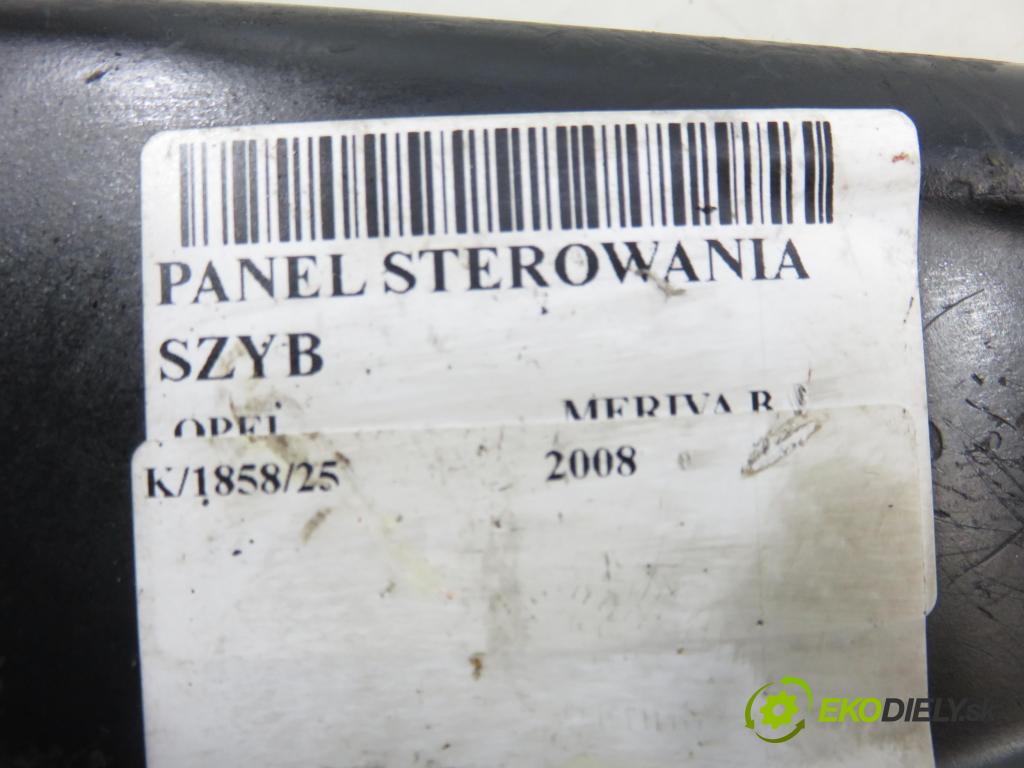 OPEL MERIVA B nadwozie wielkoprzestrzenne (MPV) (S10) MINIVAN 2008 88,00 1.4 LPG - A 14 NEL 1364,00 Panel ovládania okien 13266039 ; 13305978