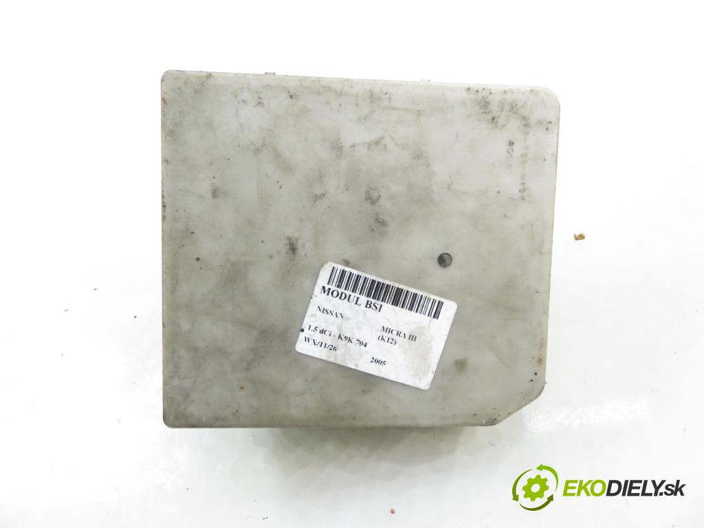 NISSAN MICRA III (K12) HB 2005 48,00 1.5 dCi 65 1461,00 MODUL BSI 284B7AX620