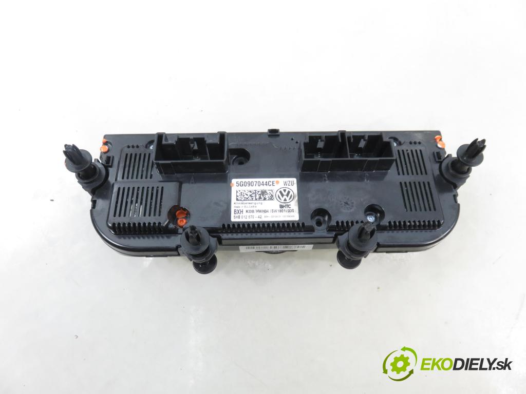 VW GOLF VII Variant (BA5, BV5) KOMBI 2019 850,00 1.6 TDI CR 115 - DGTE 1598,00 Panel kúrenia KLIMATRONIK 5G0907044CE