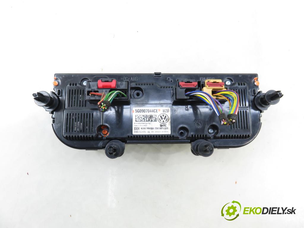 VW GOLF VII Variant (BA5, BV5) KOMBI 2019 850,00 1.6 TDI CR 115 - DGTE 1598,00 Panel kúrenia KLIMATRONIK 5G0907044CE