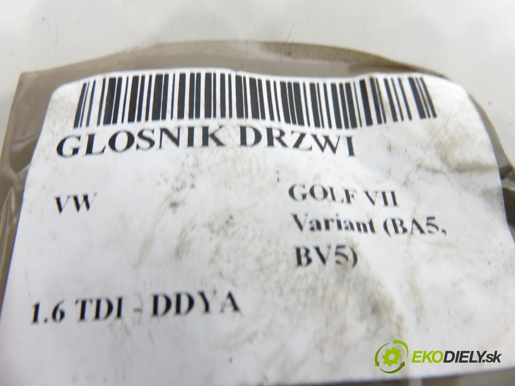 VW GOLF VII Variant (BA5, BV5) KOMBI 2019 850,00 1.6 TDI CR 115 - DGTE 1598,00 reproduktor Dvere 5G0035453J