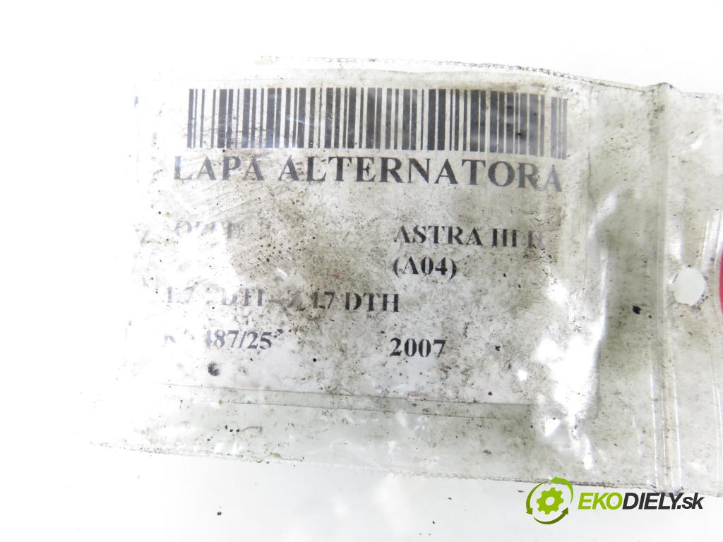 OPEL ASTRA H (A04) HB 2007 74,00 1.7 CDTI 100 - Z 17 DTH 1686,00 Uchytenie alternátora 897364343 ; 898005564