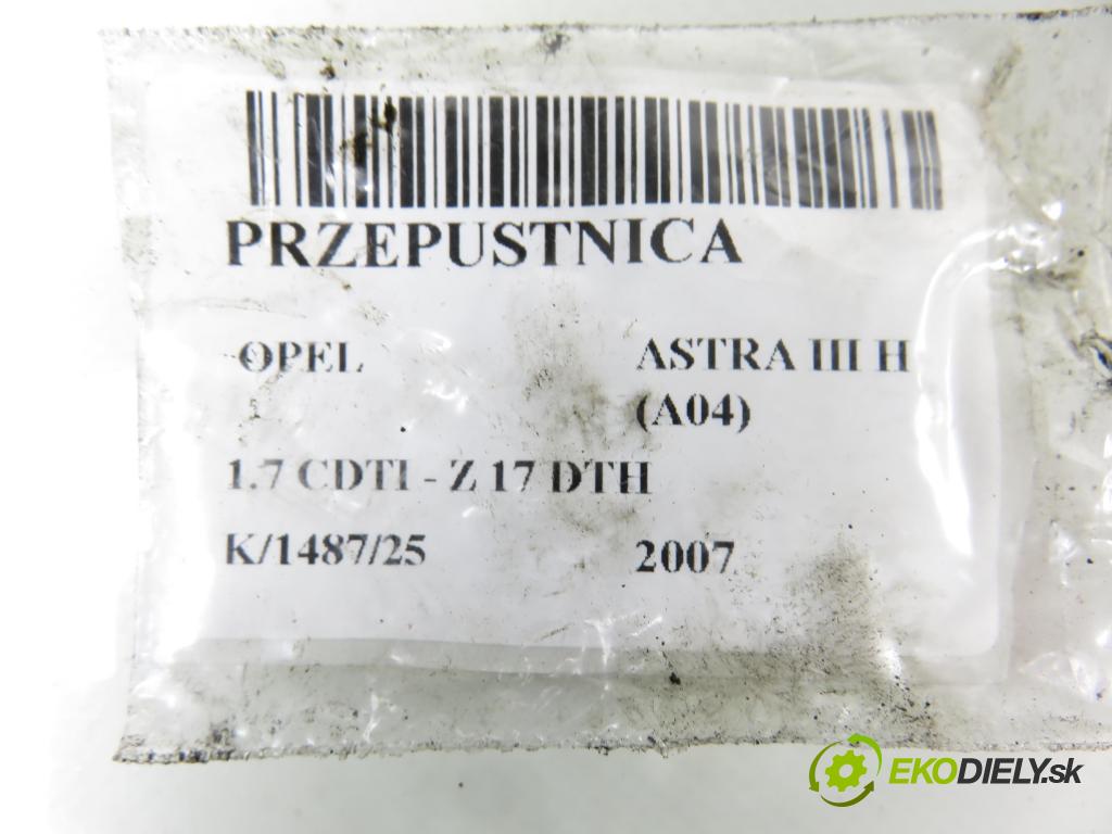 OPEL ASTRA H (A04) HB 2007 74,00 1.7 CDTI 100 - Z 17 DTH 1686,00 Škrtiaca klapka 8973002311 (Škrtiaca klapka)