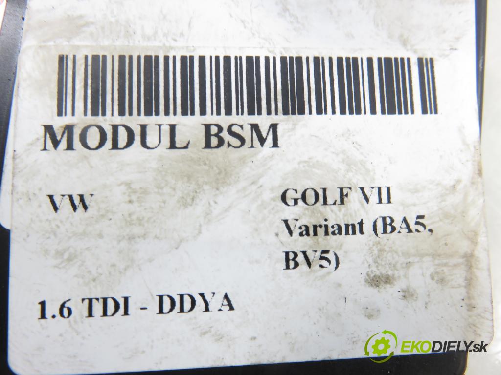 VW GOLF VII Variant (BA5, BV5) KOMBI 2019 850,00 1.6 TDI CR 115 - DGTE 1598,00 MODUL BCM 5Q0937086BP ; F005V02141