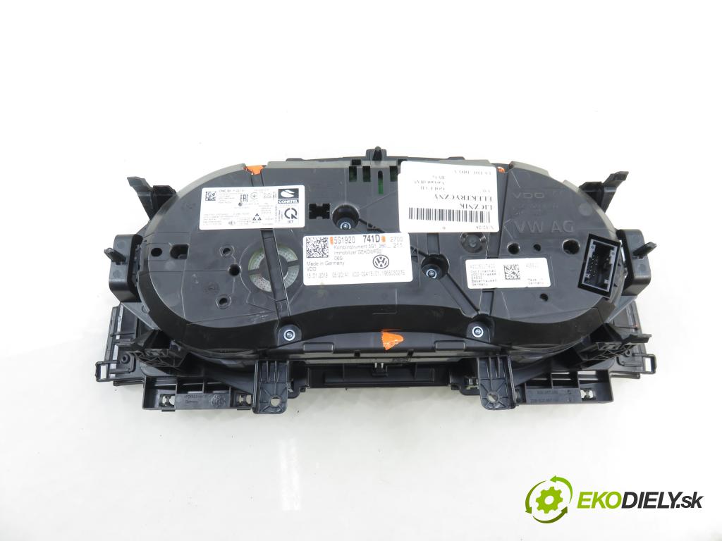 VW GOLF VII Variant (BA5, BV5) KOMBI 2019 850,00 1.6 TDI CR 115 - DGTE 1598,00 Prístrojovka elektrický 5G1920741D