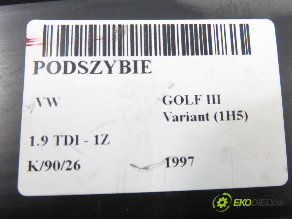 VW GOLF III Variant (1H5) KOMBI 1997 66,00 1.9 TDI - 1Z 1896,00 Torpédo, plast pod čelné okno 1H1819416B (Torpédo (plast pod čelným sklom))