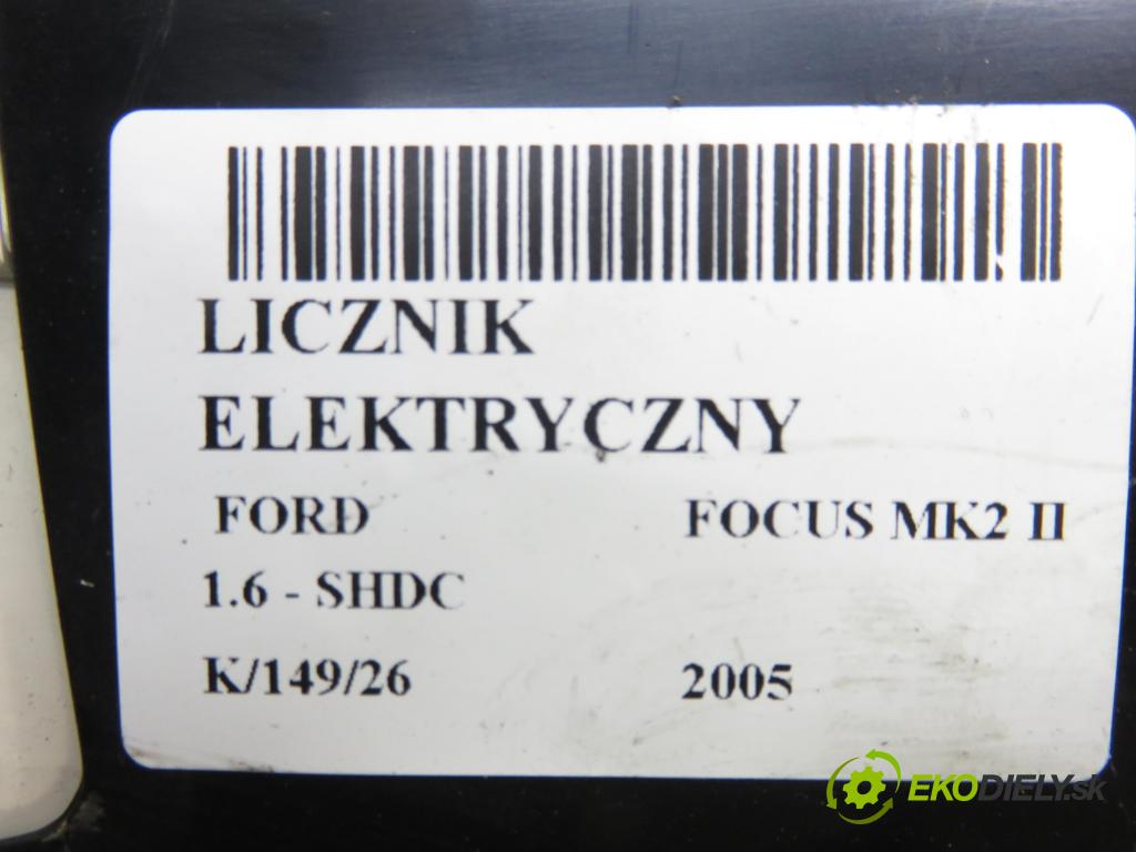 FORD FOCUS II (DA_, HCP) HB 2005 74,00 1.6 - SHDC 1596,00 Prístrojovka elektrický 4M5T10849EM