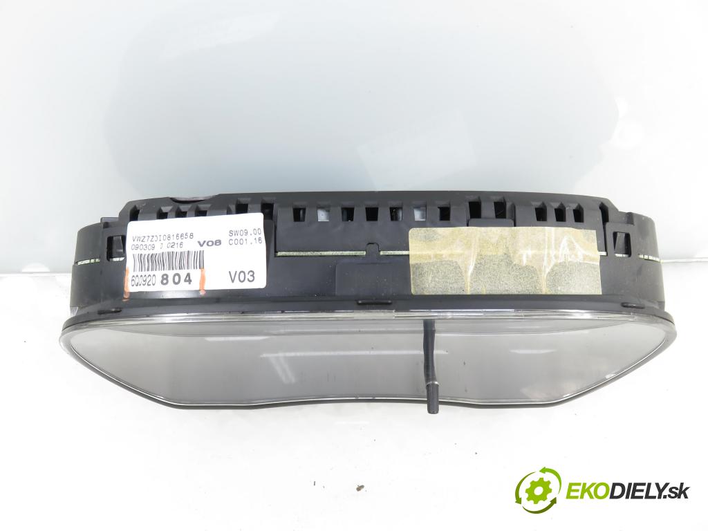 VW POLO (9N_) HB 2009 44,00 1.2 6V 60 - BBM 1198,00 Prístrojovka elektrický 6Q0920804