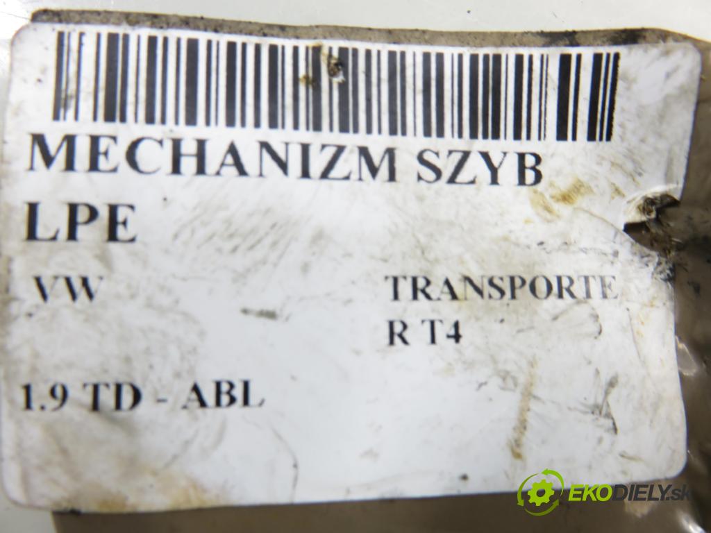 VW TRANSPORTER IV Autobus (70XB, 70XC, 7DB, 7DW, 7DK) BUS 1995 50,00 1.9 TD - ABL 1896,00 Mechanizmus okien 701837501C