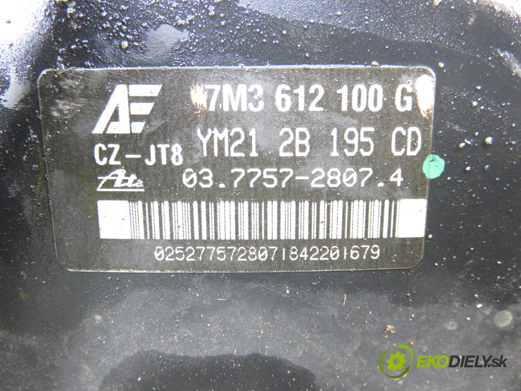 VW SHARAN (7M8, 7M9, 7M6) VAN 2002 85,00 1.9 TDI PD 115 - AUY 1896,00 posilovač 7M3612100G (Servočerpadlo)