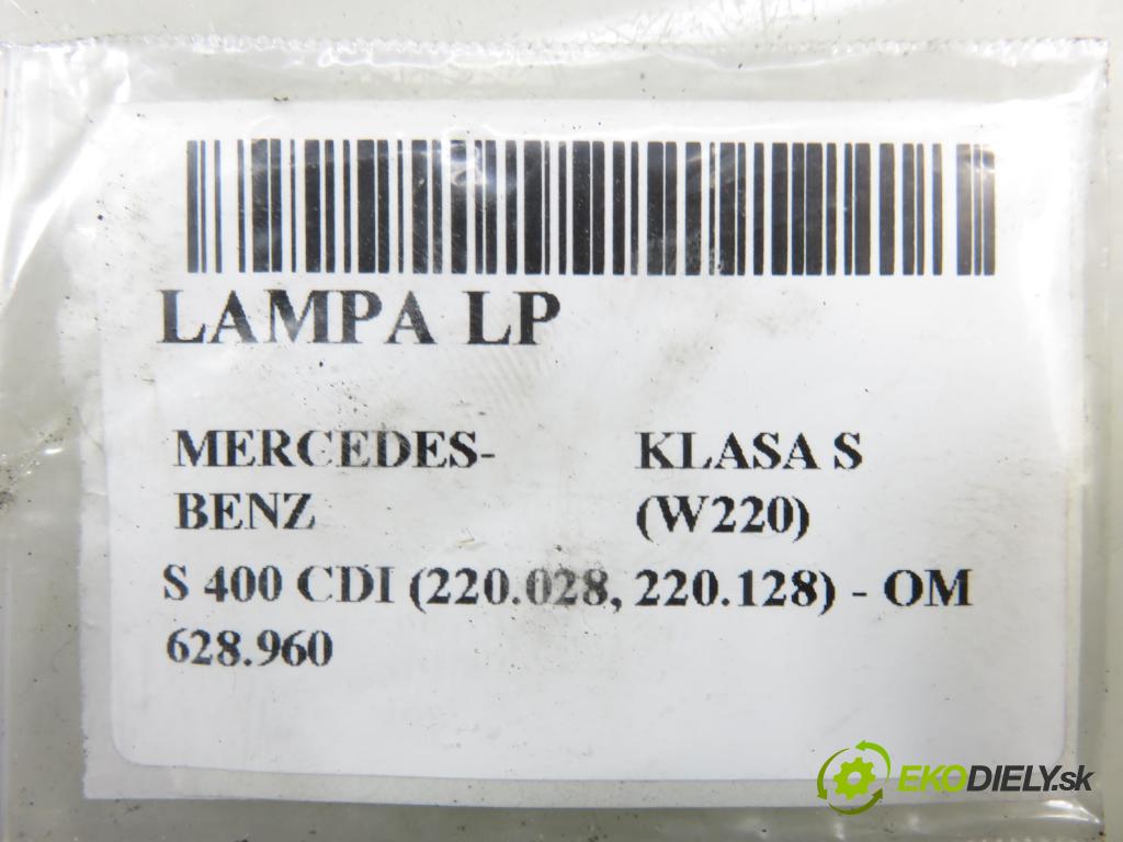 MERCEDES-BENZ KLASA S (W220) SEDAN 2003 191,00 S 400 CDI V8 260 - OM 628.960 3996,00 Svetlo LP