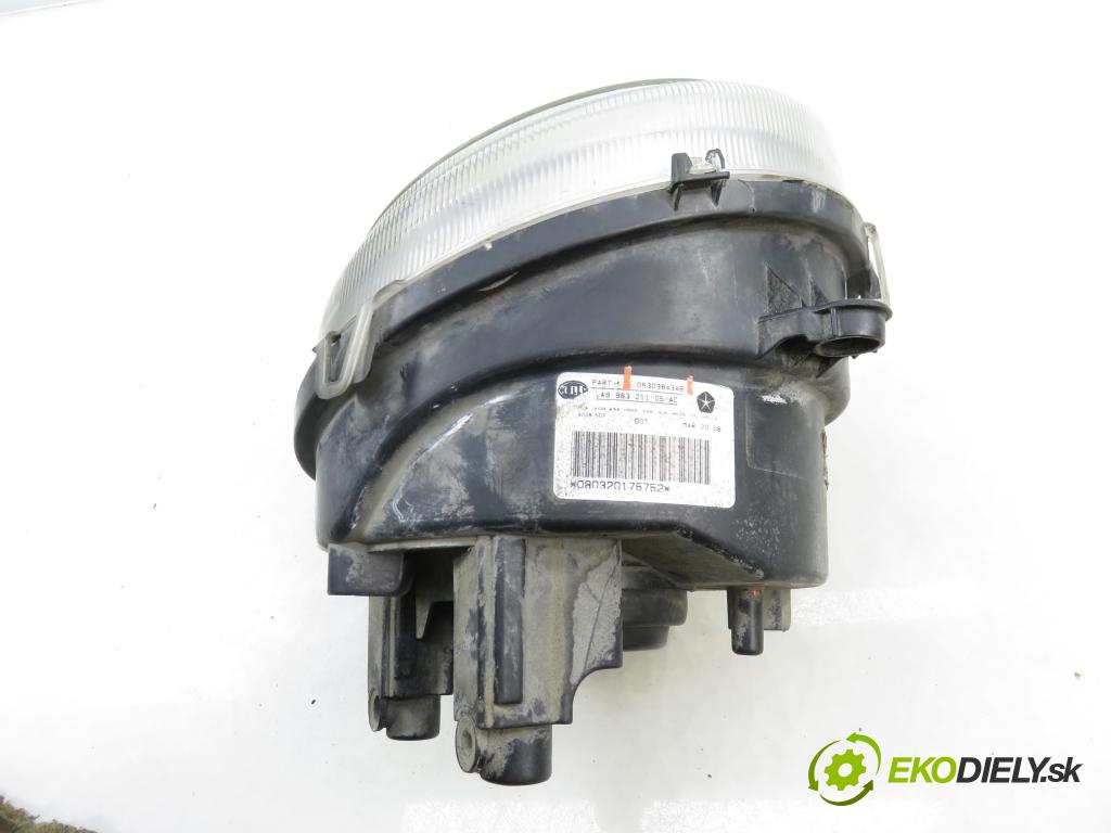 JEEP PATRIOT (MK74) SUV 2008 125,00 2.4 4x4 - 170 DOHC 16V Dual VVT (ED3) 2360,00 Svetlo LP 05303843AB