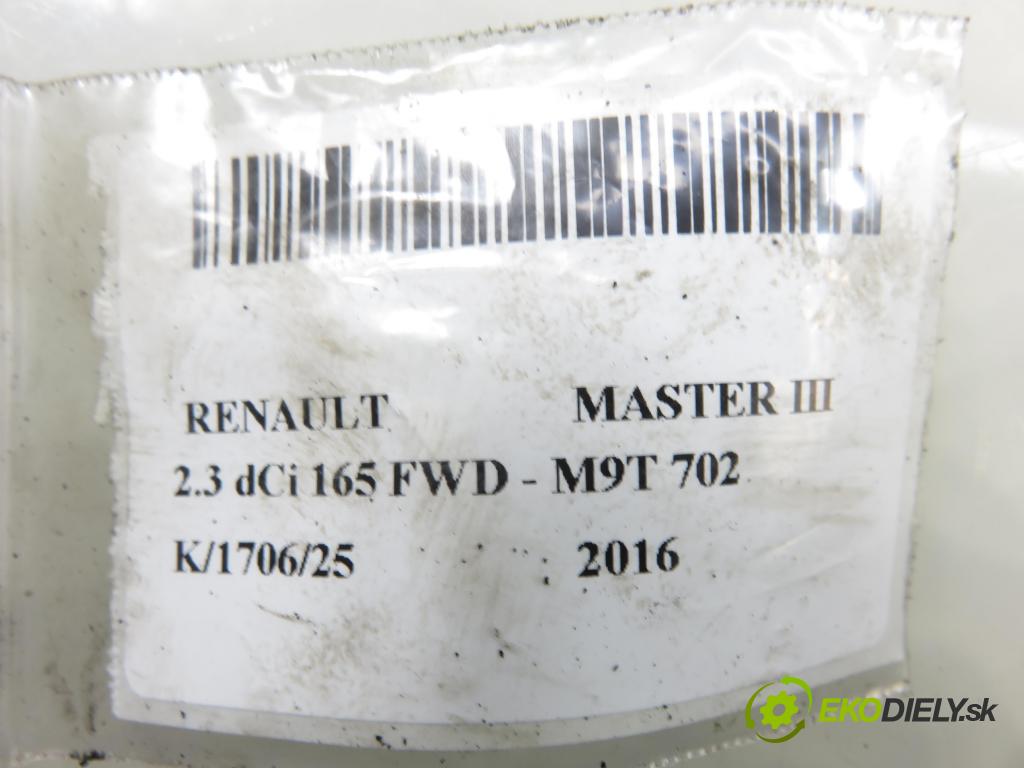 RENAULT MASTER III Platforma / podwozie (EV, HV, UV) KABINA/PLATFORMA 2016 120,00 2.3 dCi 165 FWD - M9T 702 2298,00 rúrka klimatizácie 924904471R