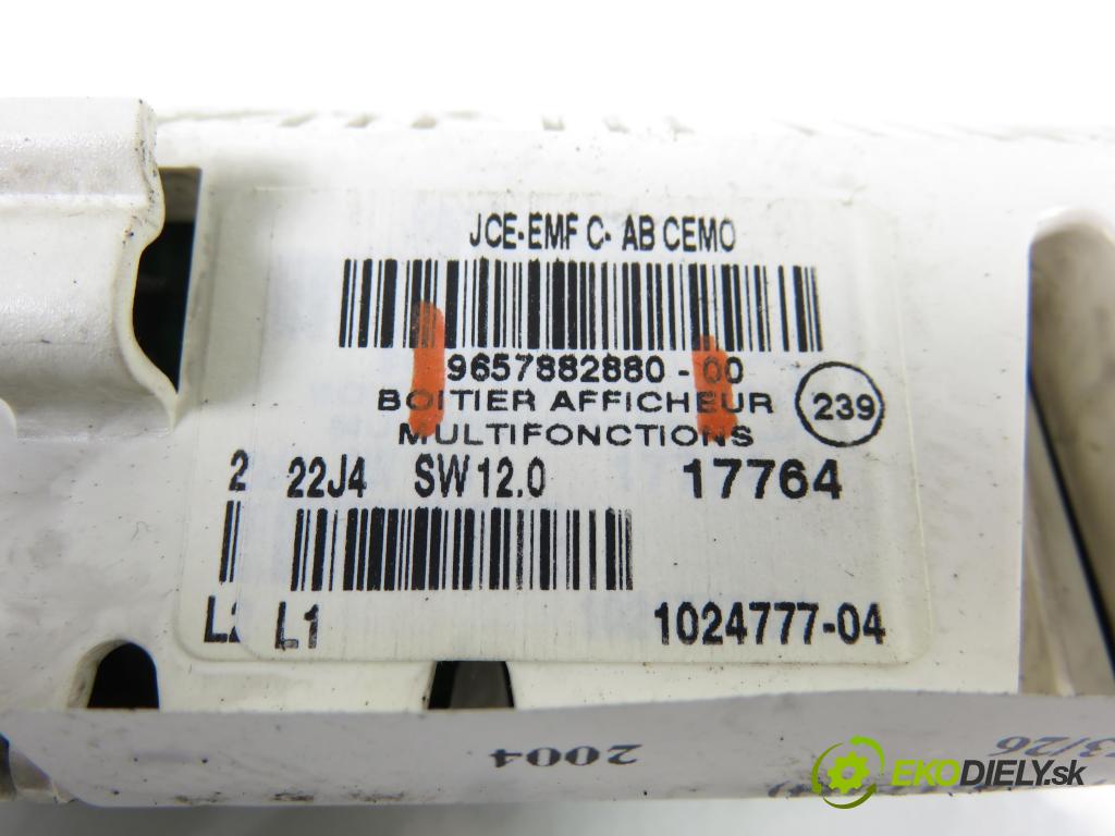 CITROEN C5 II (RC_) SEDAN 2005 100,00 2.0 HDi 136 - RHR (DW10BTED4) 1997,00 ZOBRAZIT: 9657882880