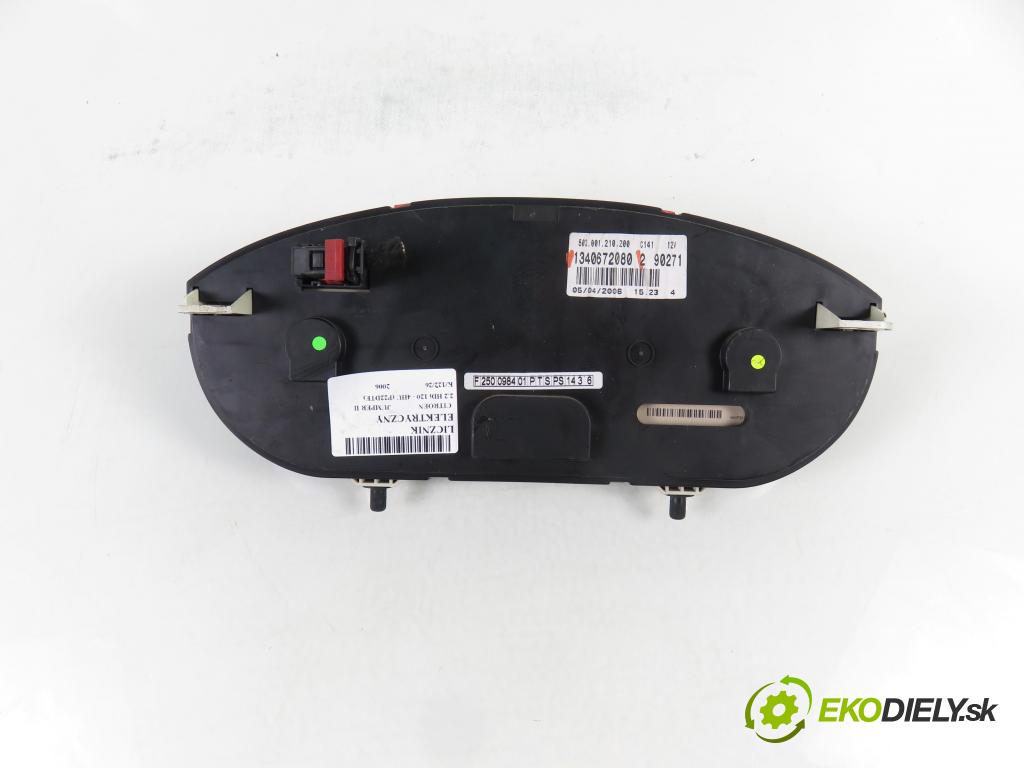 CITROEN JUMPER Skrzynia FURGON 2006 88,00 2.2 HDi 120 - 4HU (P22DTE) 2198,00 Prístrojovka elektrický 1340672080