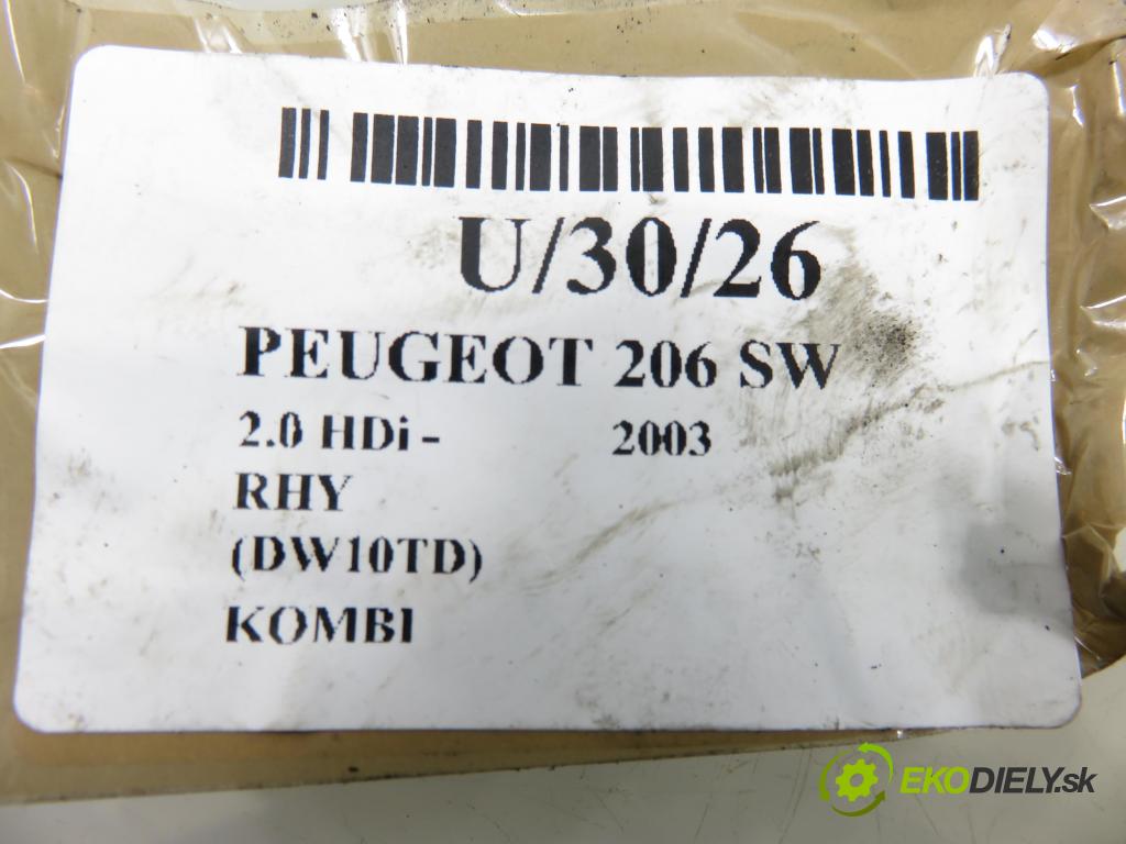 PEUGEOT 206 SW (2E/K) KOMBI 2003 66,00 2.0 HDi - RHY (DW10TD) 1997,00 KOMPRESOR: klimatizace  (Kompresor klimatizace)