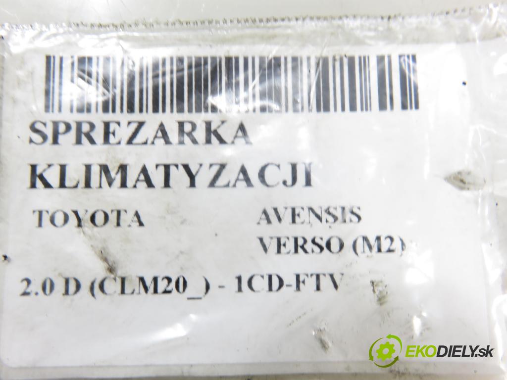 TOYOTA AVENSIS VERSO (_M2_) MINIVAN 2004 85,00 2.0 D (CLM20_) - 1CD-FTV 1995,00 KOMPRESOR: klimatizace 4472204223 (Kompresor klimatizace)