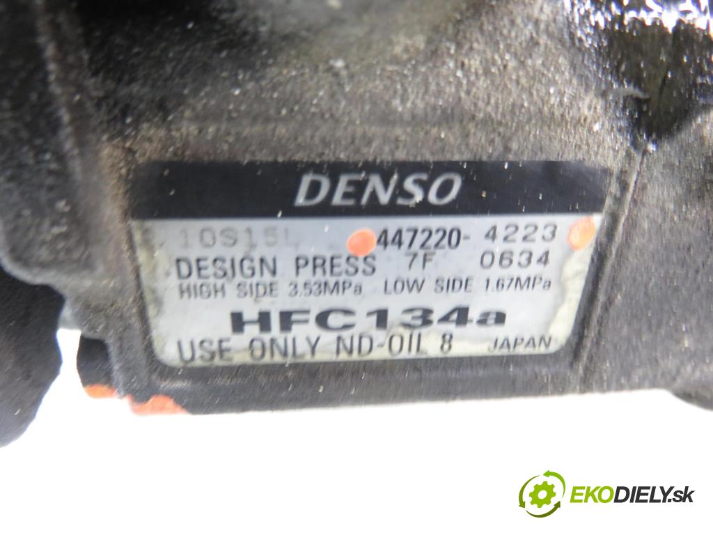 TOYOTA AVENSIS VERSO (_M2_) MINIVAN 2004 85,00 2.0 D (CLM20_) - 1CD-FTV 1995,00 KOMPRESOR: klimatizace 4472204223 (Kompresor klimatizace)