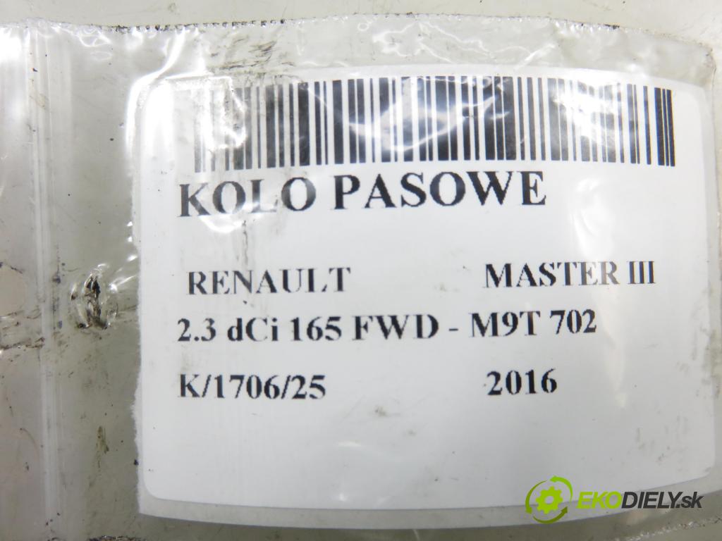 RENAULT MASTER III Platforma / podwozie (EV, HV, UV) KABINA/PLATFORMA 2016 120,00 2.3 dCi 165 FWD - M9T 702 2298,00 Koleso kolesová E103117A