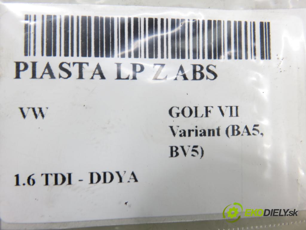 VW GOLF VII Variant (BA5, BV5) KOMBI 2019 850,00 1.6 TDI CR 115 - DGTE 1598,00 náboj LP ABS 5Q0255A
