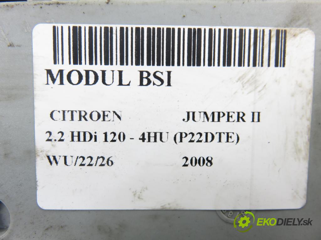 CITROEN JUMPER Skrzynia FURGON 2008 88,00 2.2 HDi 120 - 4HU (P22DTE) 2198,00 MODUL BSI 1361402080