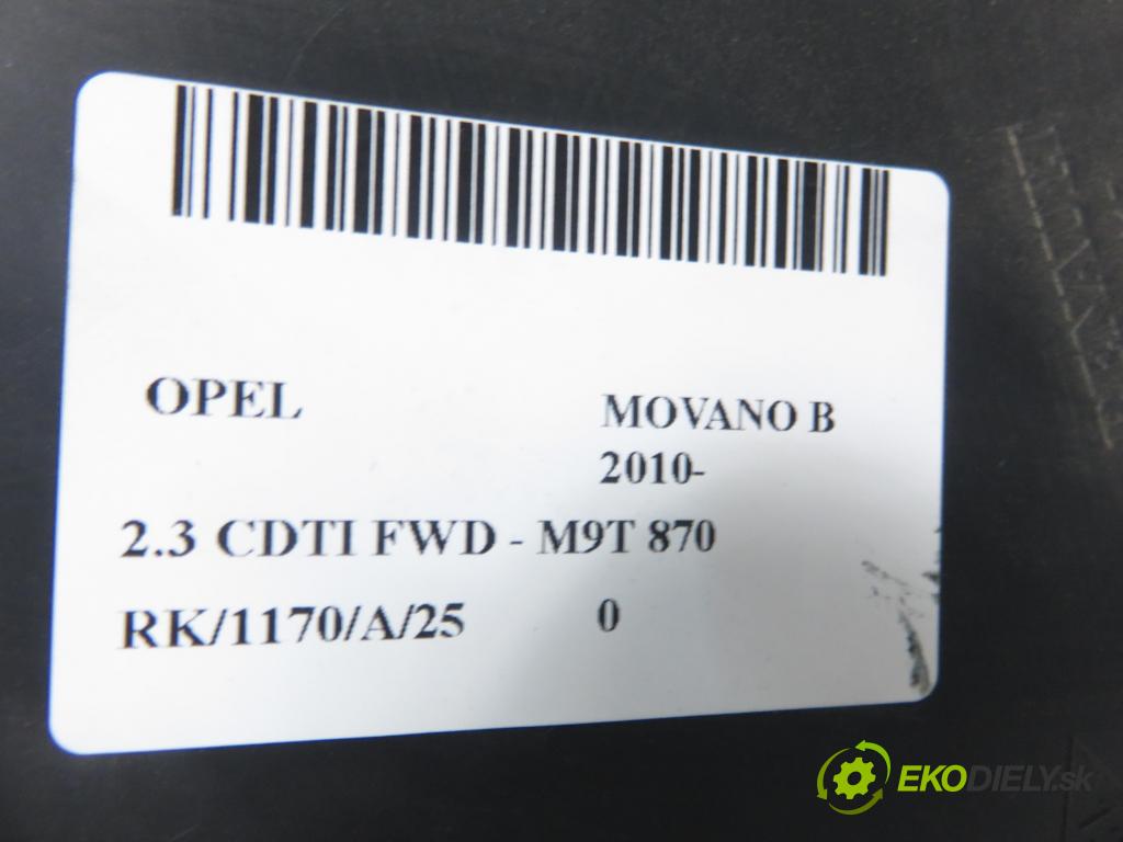 OPEL MOVANO B Platforma / podwozie (X62) FURGON 2014 81,00 2.3 CDTI FWD - M9T 870 2299,00 ča dveře PP